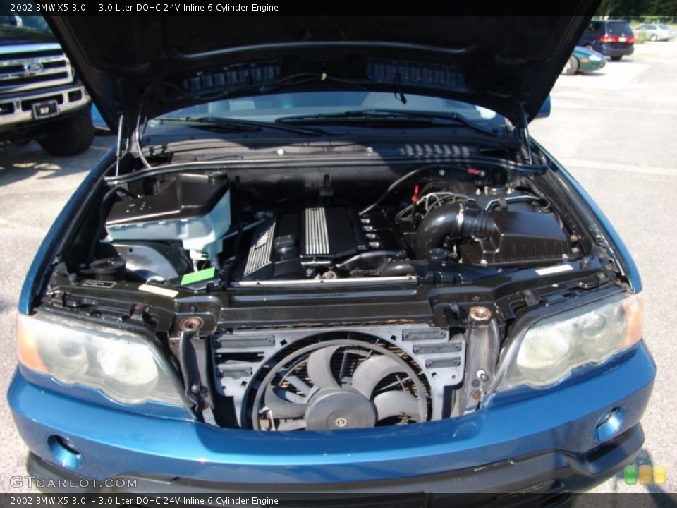 3.0 Liter DOHC 24V Inline 6 Cylinder Engine for the 2002 BMW X5 #71955541