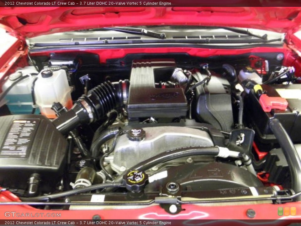 3.7 Liter DOHC 20-Valve Vortec 5 Cylinder 2012 Chevrolet Colorado Engine