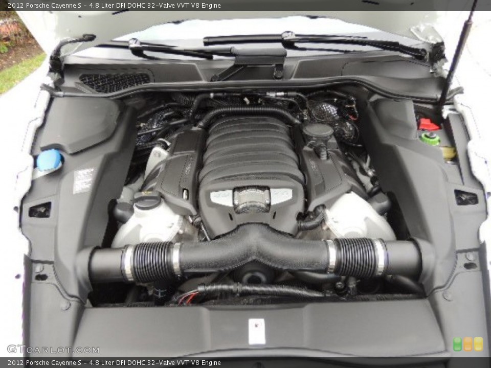 4.8 Liter DFI DOHC 32-Valve VVT V8 2012 Porsche Cayenne Engine