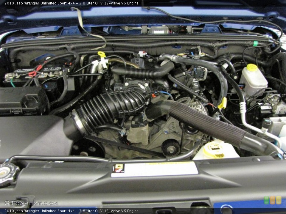 3.8 Liter OHV 12-Valve V6 Engine for the 2010 Jeep Wrangler Unlimited #71962041