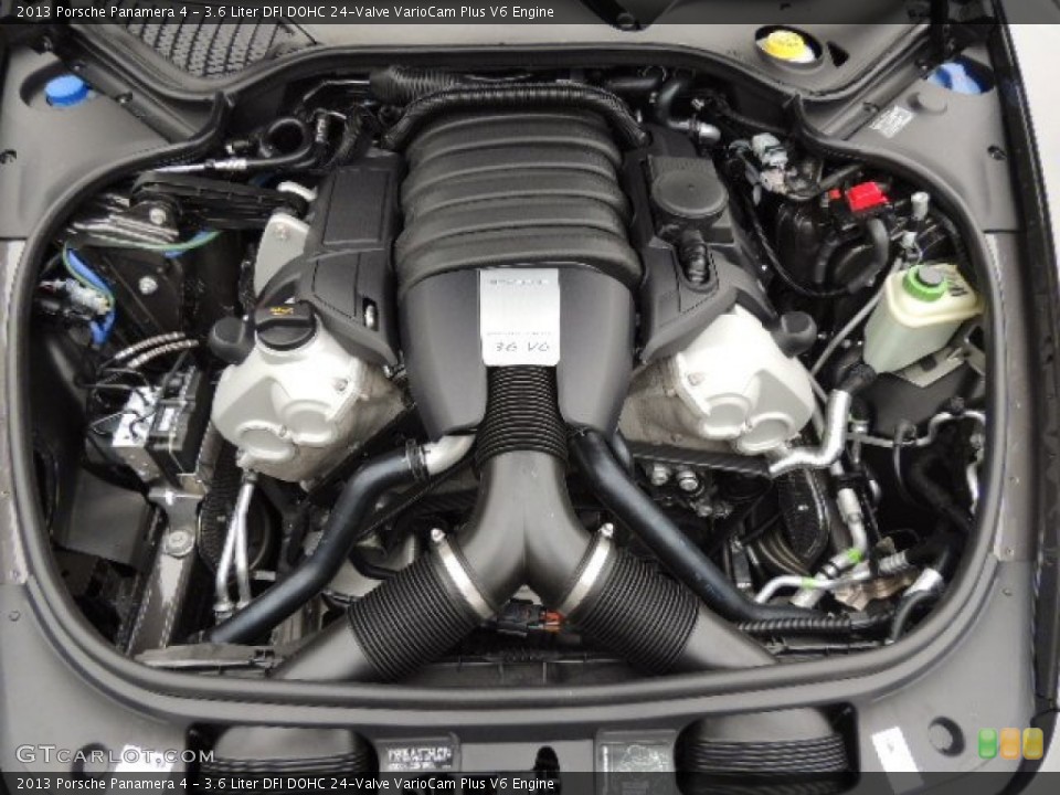3.6 Liter DFI DOHC 24-Valve VarioCam Plus V6 2013 Porsche Panamera Engine