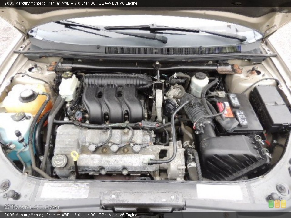 3.0 Liter DOHC 24-Valve V6 Engine for the 2006 Mercury Montego #71999688