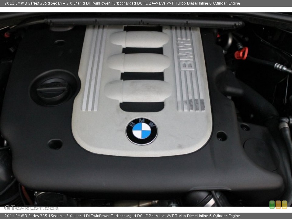 3.0 Liter d DI TwinPower Turbocharged DOHC 24-Valve VVT Turbo Diesel Inline 6 Cylinder Engine for the 2011 BMW 3 Series #72009183