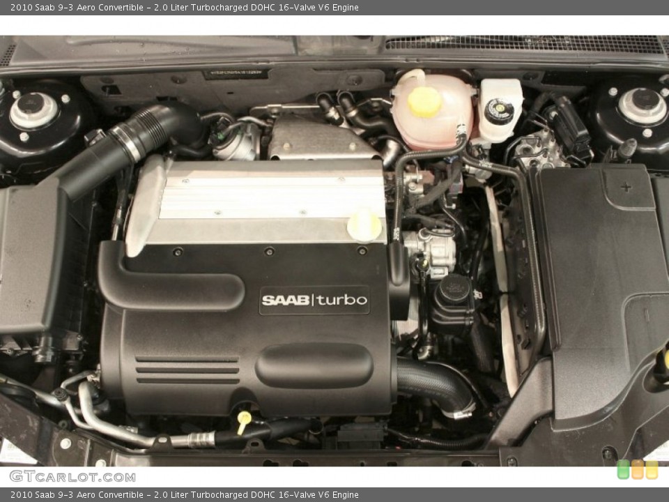 2.0 Liter Turbocharged DOHC 16-Valve V6 Engine for the 2010 Saab 9-3 #72010213