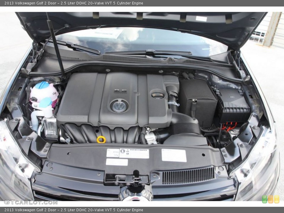 2.5 Liter DOHC 20-Valve VVT 5 Cylinder Engine for the 2013 Volkswagen Golf #72016463