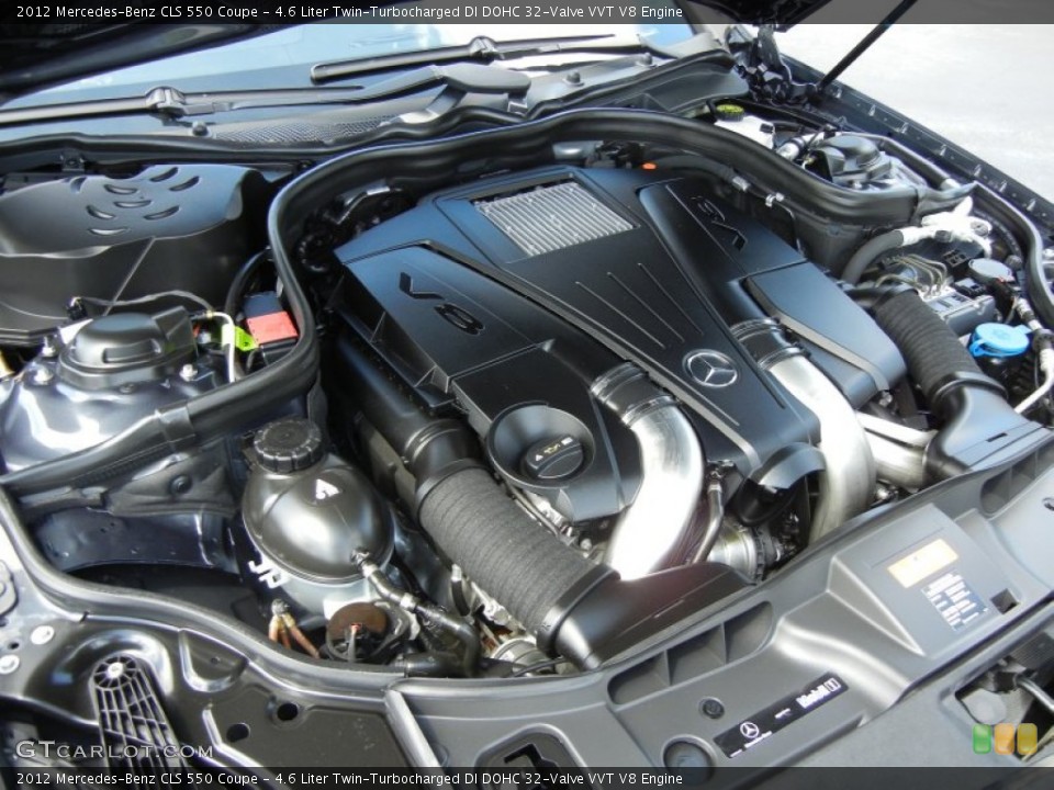 4.6 Liter Twin-Turbocharged DI DOHC 32-Valve VVT V8 Engine for the 2012 Mercedes-Benz CLS #72025761