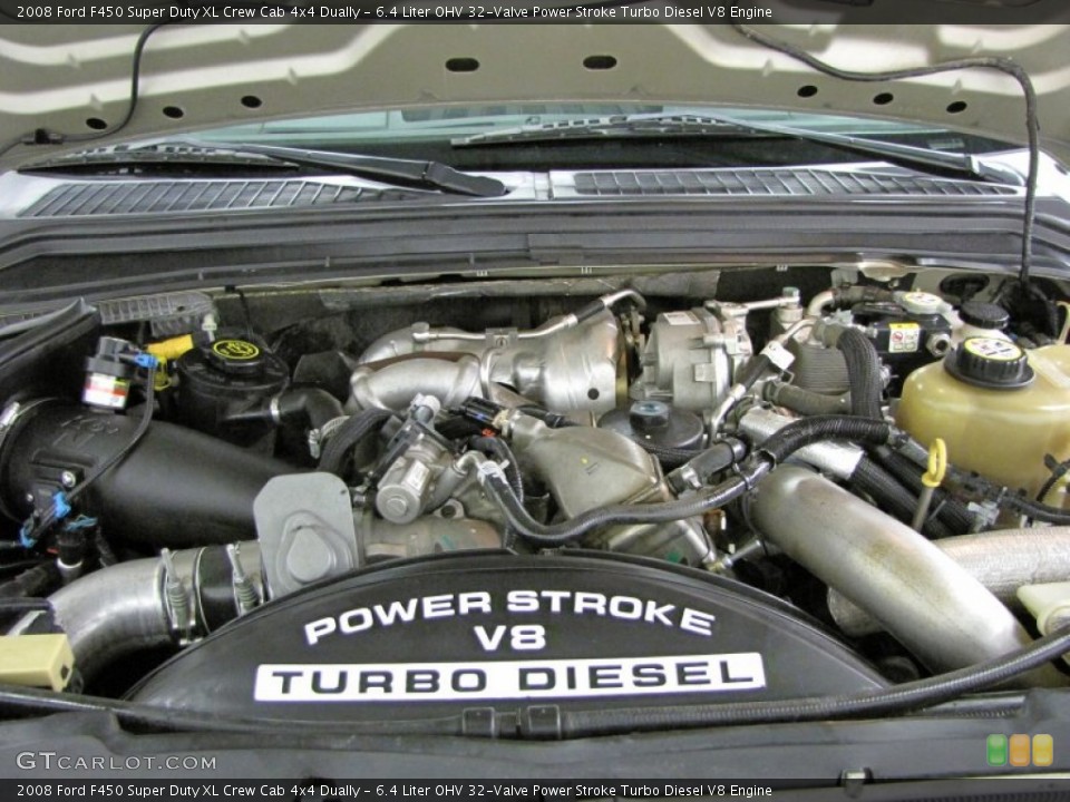 6.4 Liter OHV 32-Valve Power Stroke Turbo Diesel V8 Engine for the 2008 Ford F450 Super Duty #72031218