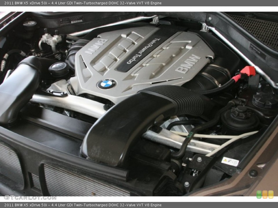 4.4 Liter GDI Twin-Turbocharged DOHC 32-Valve VVT V8 Engine for the 2011 BMW X5 #72036189