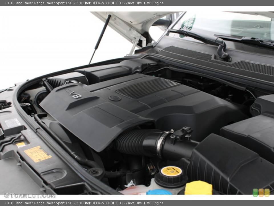 5.0 Liter DI LR-V8 DOHC 32-Valve DIVCT V8 Engine for the 2010 Land Rover Range Rover Sport #72042217