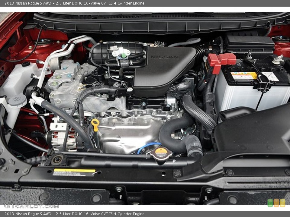 2.5 Liter DOHC 16-Valve CVTCS 4 Cylinder Engine for the 2013 Nissan Rogue #72043072