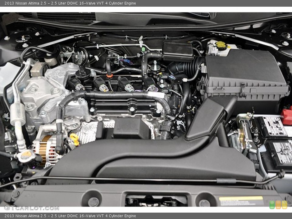 2.5 Liter DOHC 16-Valve VVT 4 Cylinder 2013 Nissan Altima Engine