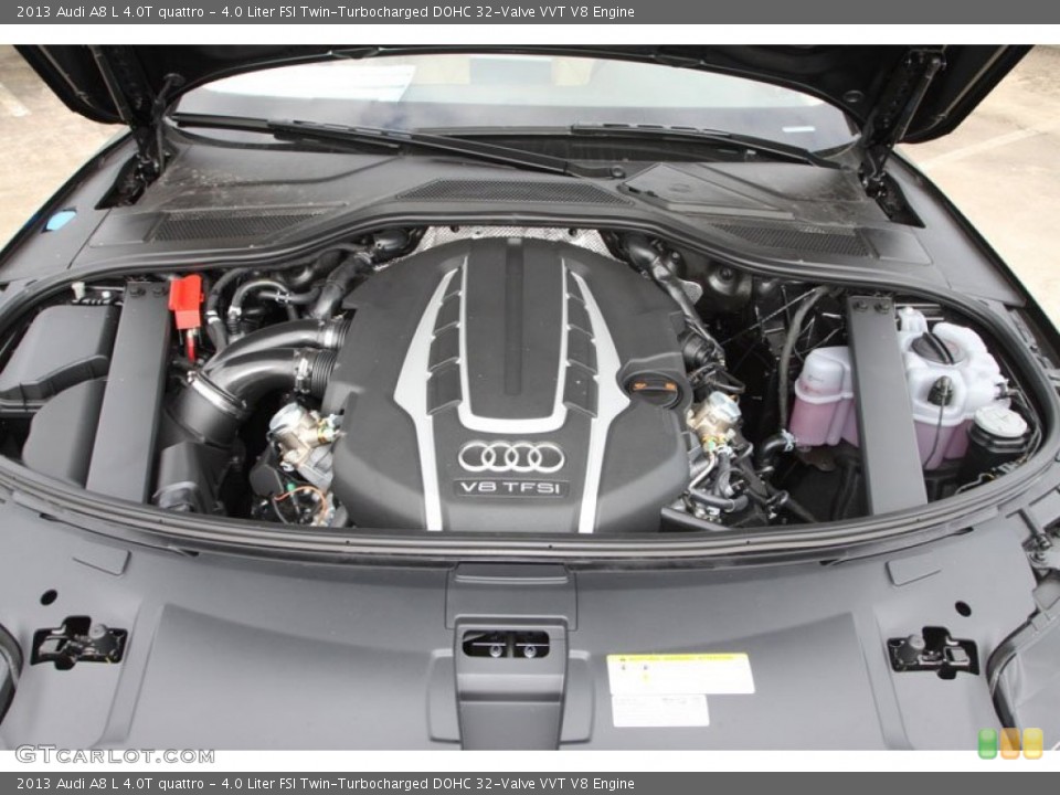 4.0 Liter FSI Twin-Turbocharged DOHC 32-Valve VVT V8 Engine for the 2013 Audi A8 #72074967