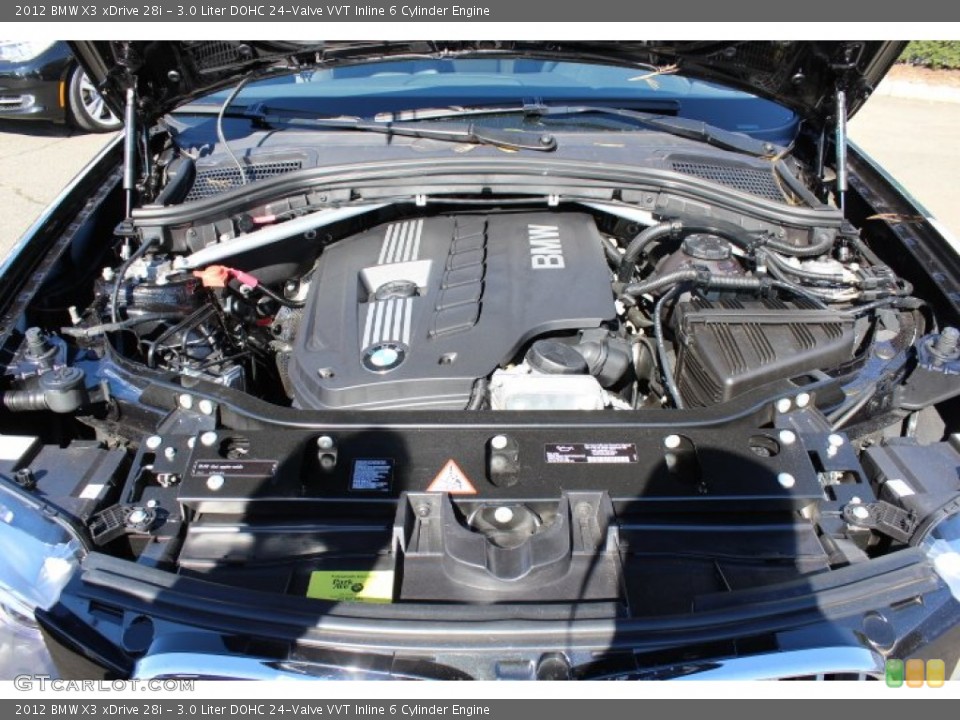 3.0 Liter DOHC 24-Valve VVT Inline 6 Cylinder 2012 BMW X3 Engine