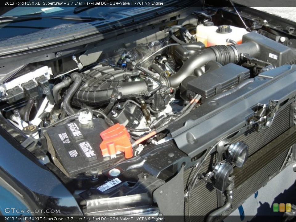 3.7 Liter Flex-Fuel DOHC 24-Valve Ti-VCT V6 Engine for the 2013 Ford F150 #72126063