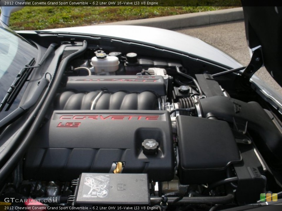 6.2 Liter OHV 16-Valve LS3 V8 Engine for the 2012 Chevrolet Corvette #72128319