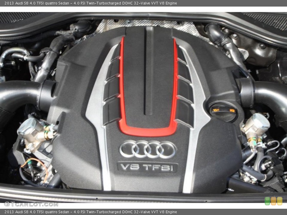 4.0 FSI Twin-Turbocharged DOHC 32-Valve VVT V8 Engine for the 2013 Audi S8 #72148537
