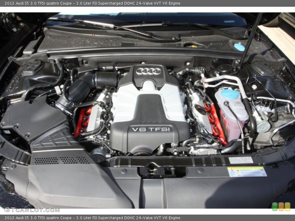 3.0 Liter FSI Supercharged DOHC 24-Valve VVT V6 Engine for the 2013 Audi S5 #72148968