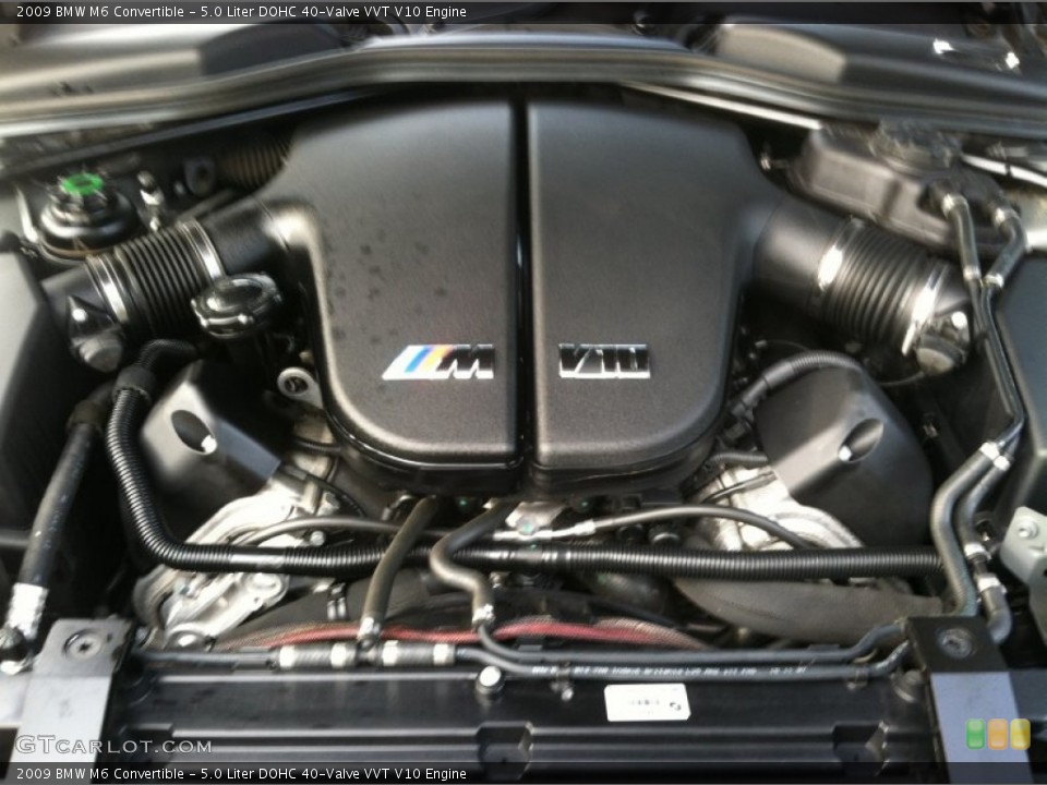 5.0 Liter DOHC 40-Valve VVT V10 Engine for the 2009 BMW M6 #72152229