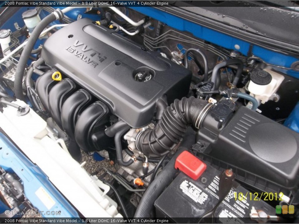 1.8 Liter DOHC 16-Valve VVT 4 Cylinder Engine for the 2008 Pontiac Vibe #72207956