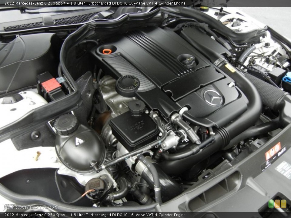 1.8 Liter Turbocharged DI DOHC 16-Valve VVT 4 Cylinder Engine for the 2012 Mercedes-Benz C #72212262