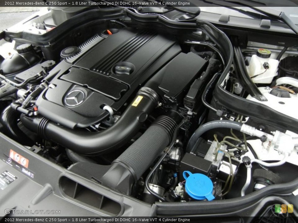 1.8 Liter Turbocharged DI DOHC 16-Valve VVT 4 Cylinder Engine for the 2012 Mercedes-Benz C #72212288