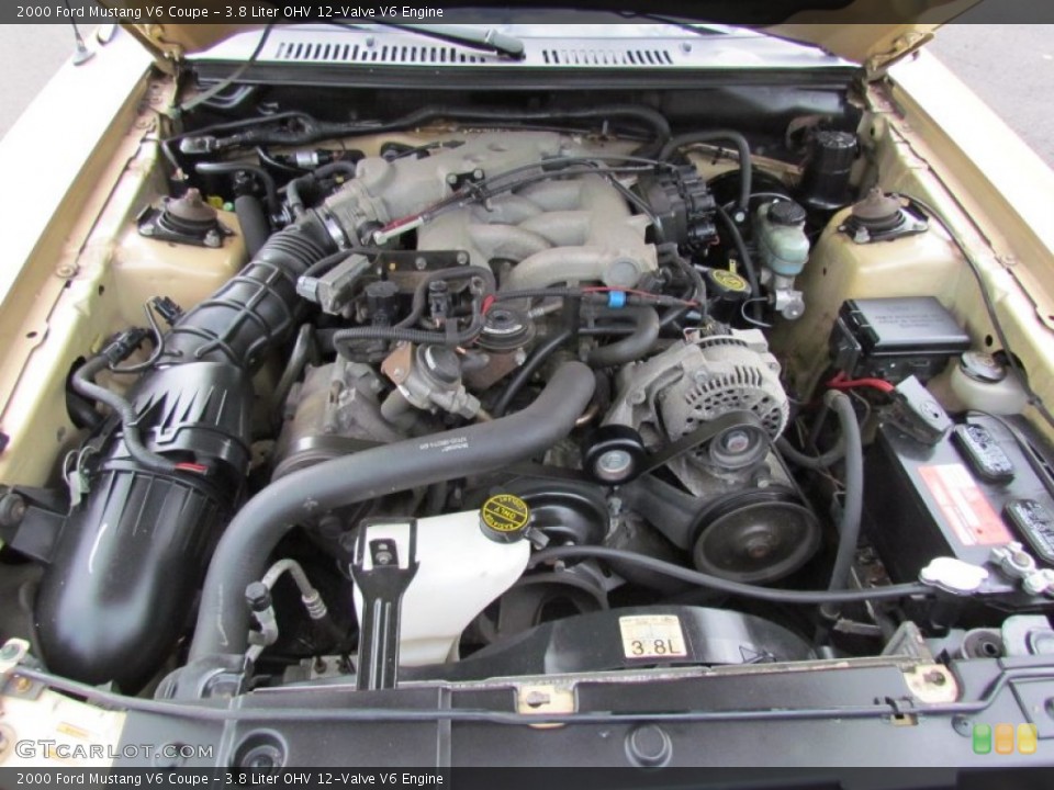 3.8 Liter OHV 12-Valve V6 Engine for the 2000 Ford Mustang #72214226