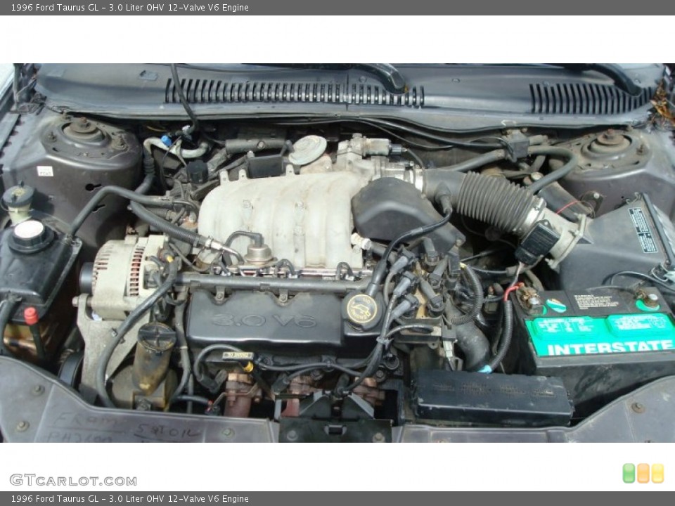 3.0 Liter OHV 12-Valve V6 Engine for the 1996 Ford Taurus #72228002