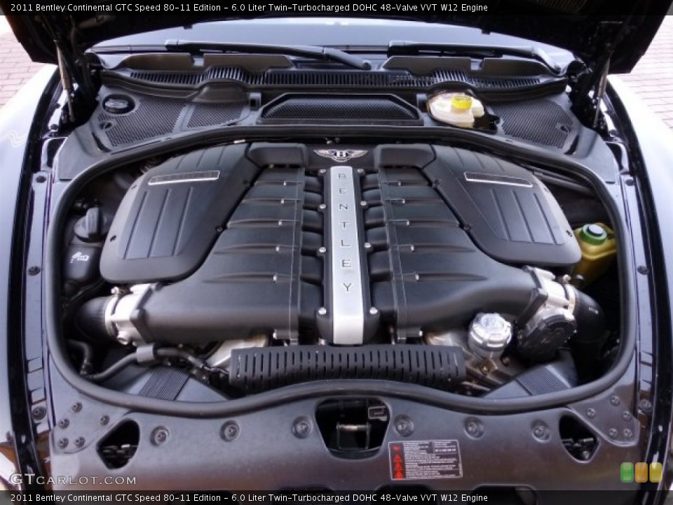 6.0 Liter Twin-Turbocharged DOHC 48-Valve VVT W12 Engine for the 2011 Bentley Continental GTC #72232271