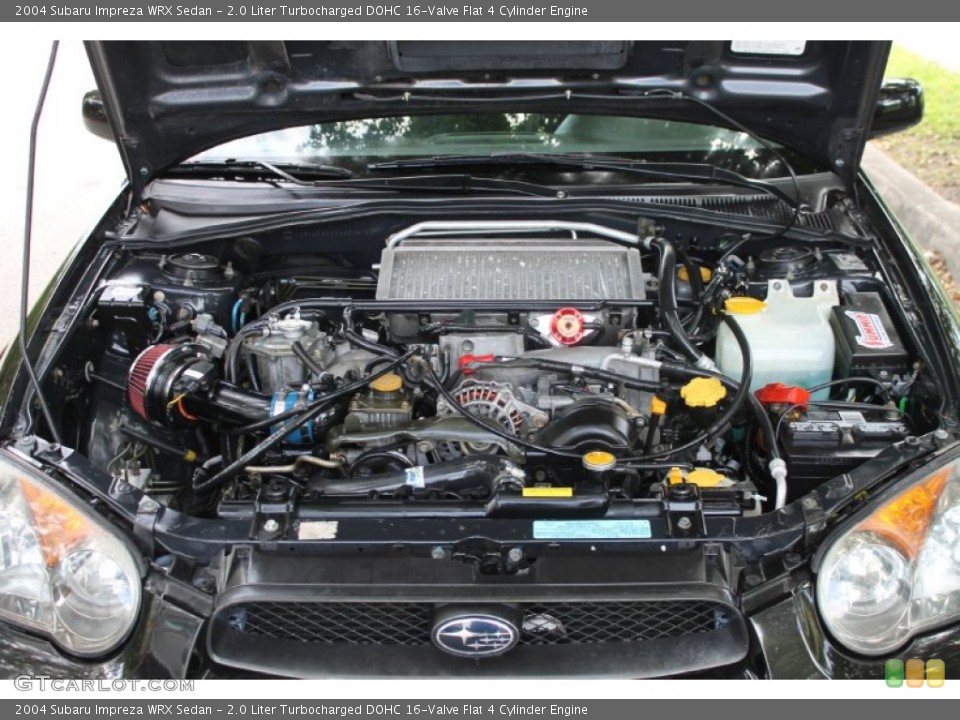 2.0 Liter Turbocharged DOHC 16-Valve Flat 4 Cylinder Engine for the 2004 Subaru Impreza #72232993
