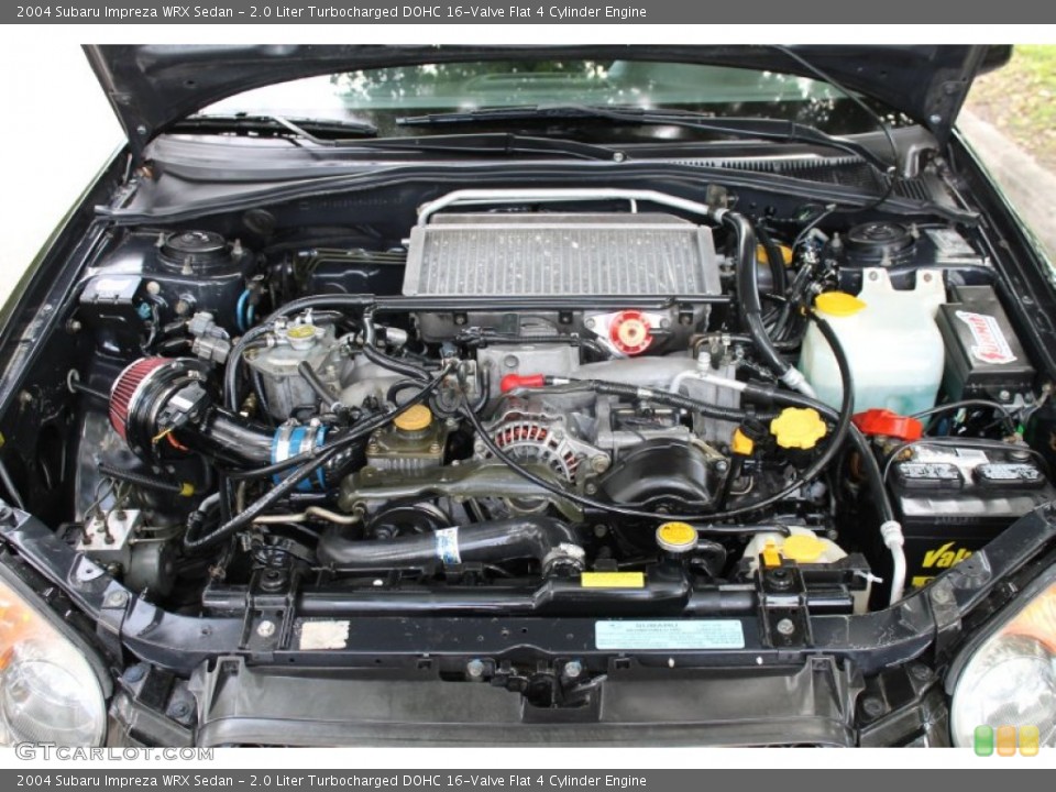 2.0 Liter Turbocharged DOHC 16-Valve Flat 4 Cylinder Engine for the 2004 Subaru Impreza #72233020