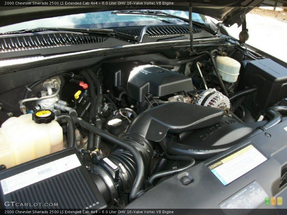 6.0 Liter OHV 16-Valve Vortec V8 Engine for the 2000 Chevrolet Silverado 2500 #72241274