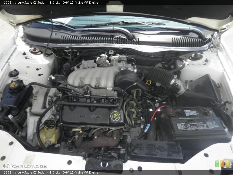 3.0 Liter OHV 12-Valve V6 Engine for the 1998 Mercury Sable #72251383