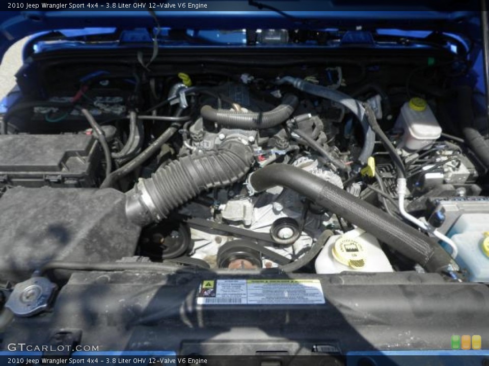 3.8 Liter OHV 12-Valve V6 Engine for the 2010 Jeep Wrangler #72252994