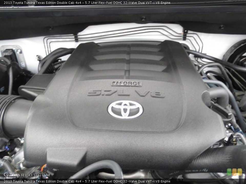 5.7 Liter Flex-Fuel DOHC 32-Valve Dual VVT-i V8 Engine for the 2013 Toyota Tundra #72263140