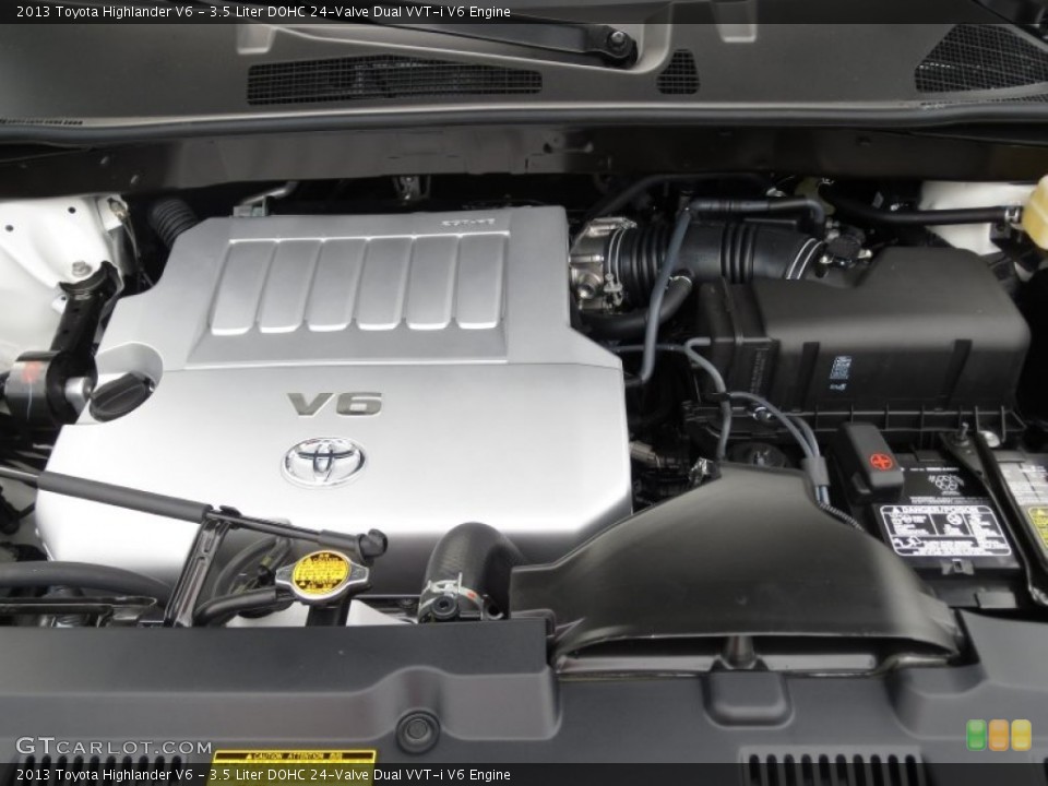 3.5 Liter DOHC 24-Valve Dual VVT-i V6 Engine for the 2013 Toyota Highlander #72265534
