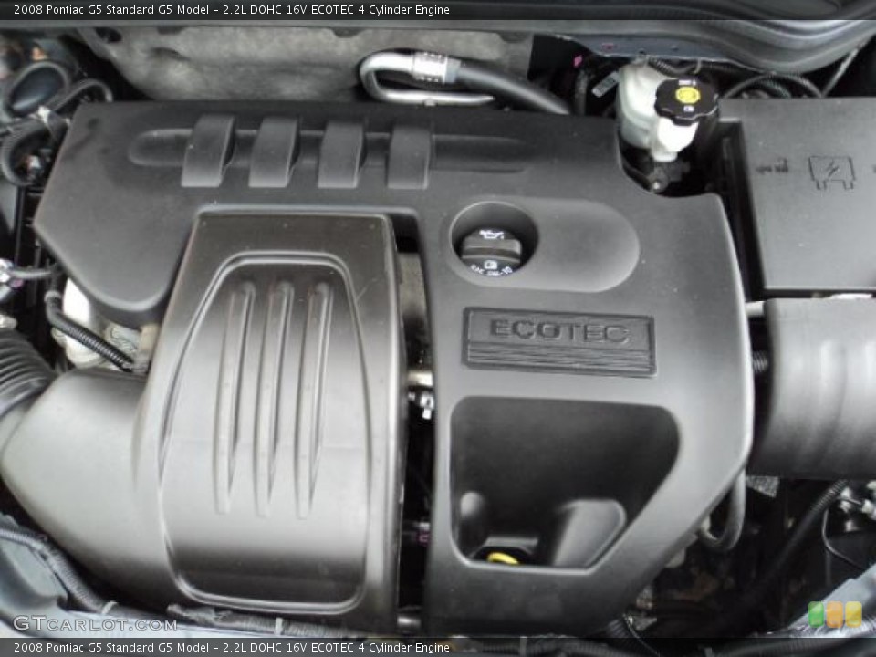 2.2L DOHC 16V ECOTEC 4 Cylinder 2008 Pontiac G5 Engine