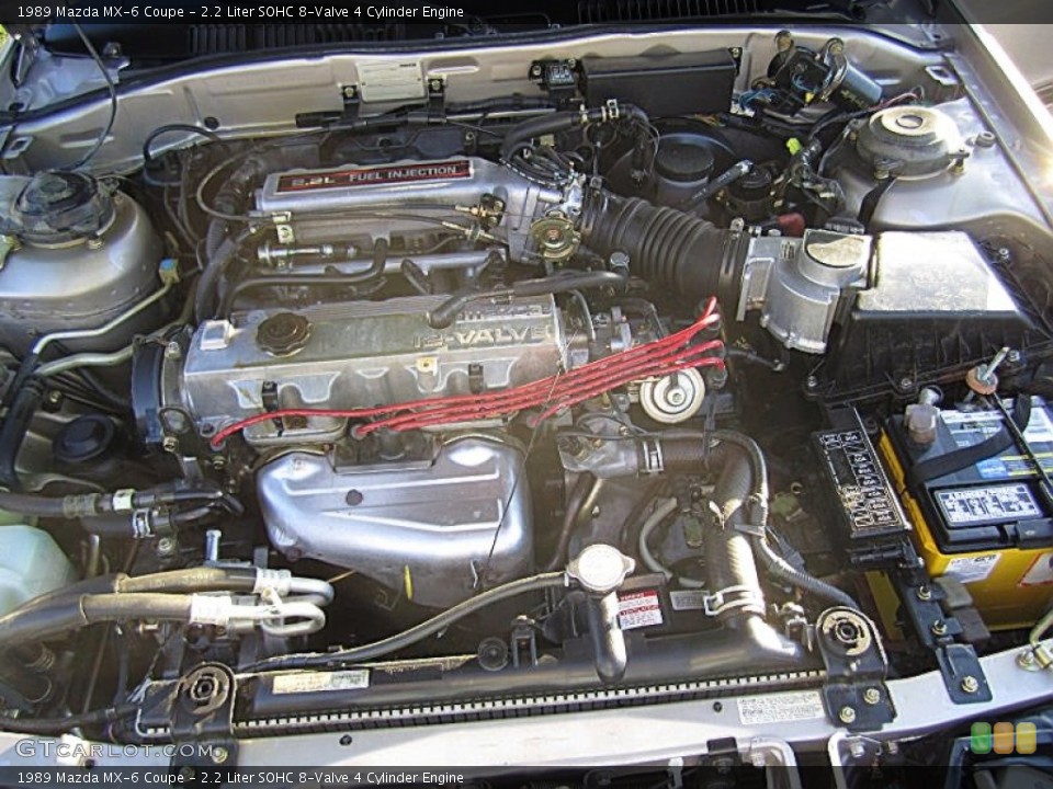 2.2 Liter SOHC 8-Valve 4 Cylinder 1989 Mazda MX-6 Engine