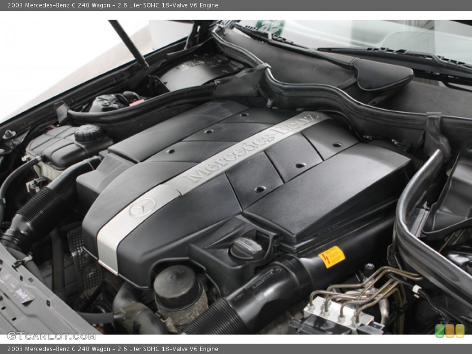 2.6 Liter SOHC 18-Valve V6 Engine for the 2003 Mercedes-Benz C #72274612