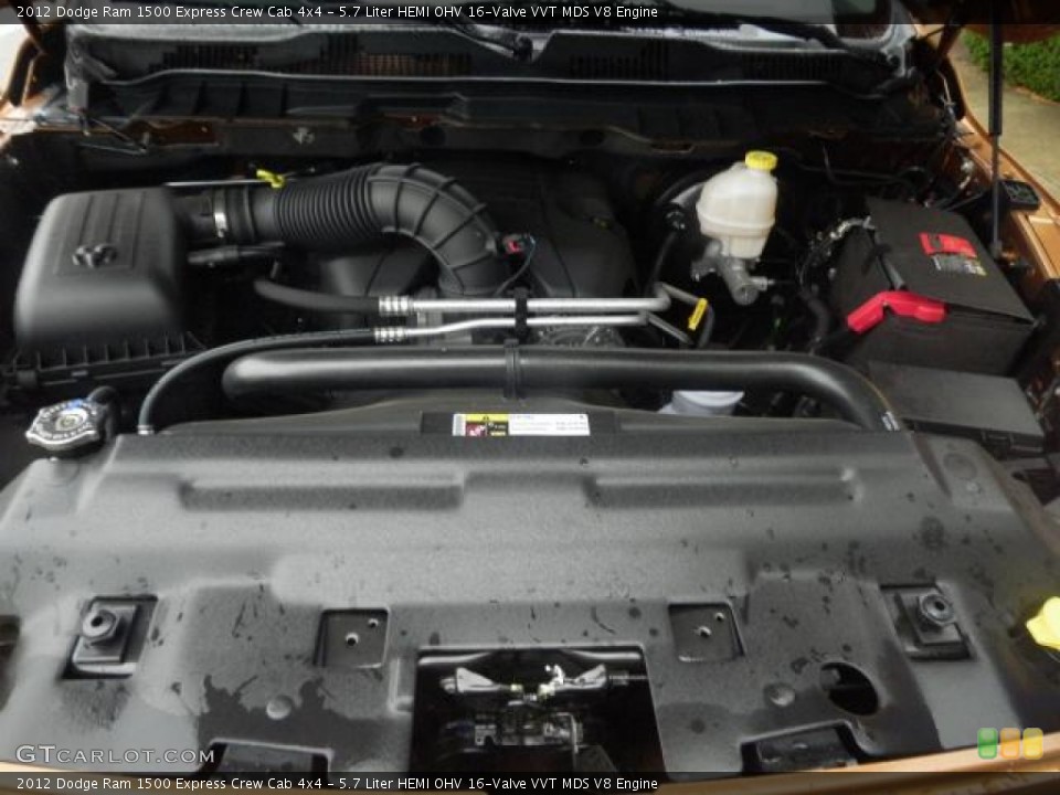 5.7 Liter HEMI OHV 16-Valve VVT MDS V8 Engine for the 2012 Dodge Ram 1500 #72291805