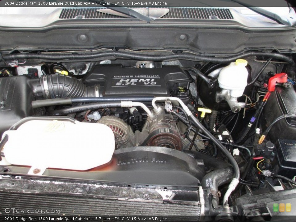 5.7 Liter HEMI OHV 16-Valve V8 Engine for the 2004 Dodge Ram 1500 #72294157