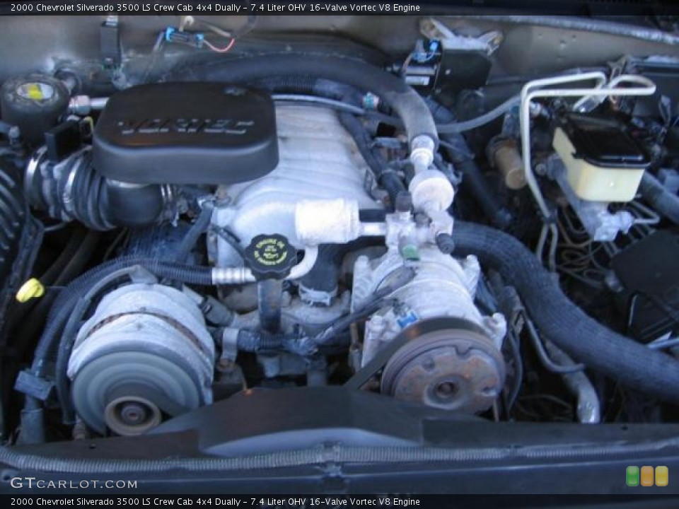 7.4 Liter OHV 16-Valve Vortec V8 Engine for the 2000 Chevrolet Silverado 3500 #72298900