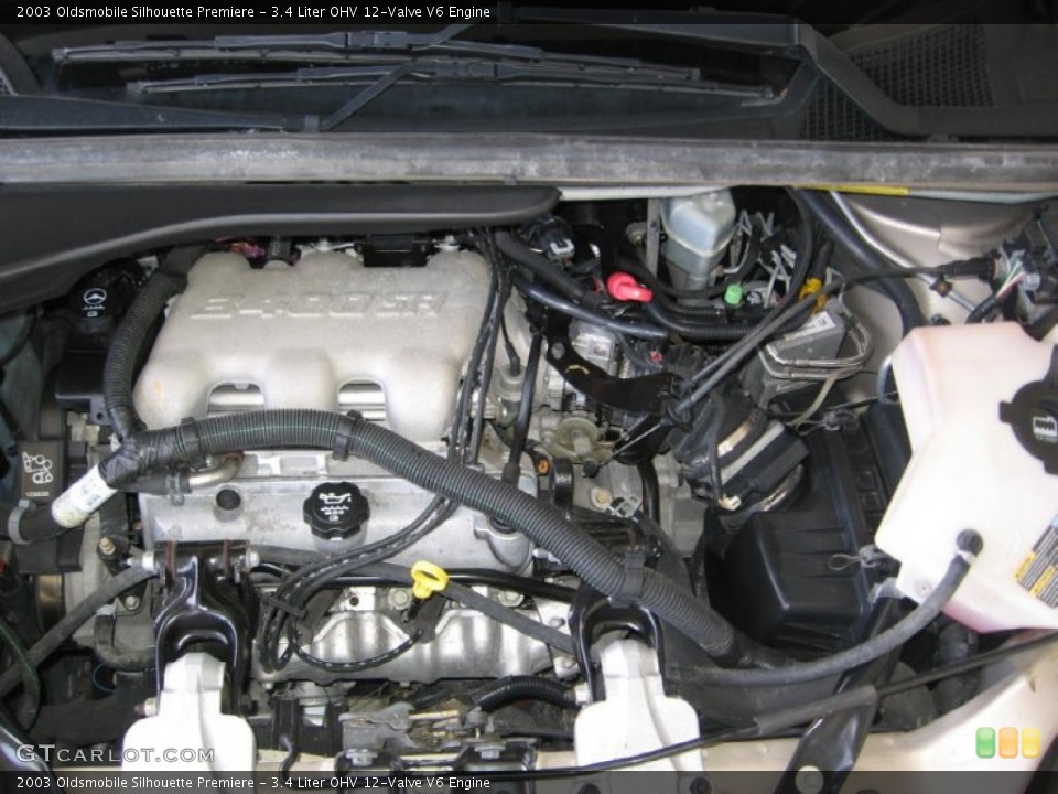 3.4 Liter OHV 12-Valve V6 Engine for the 2003 Oldsmobile Silhouette #72299581