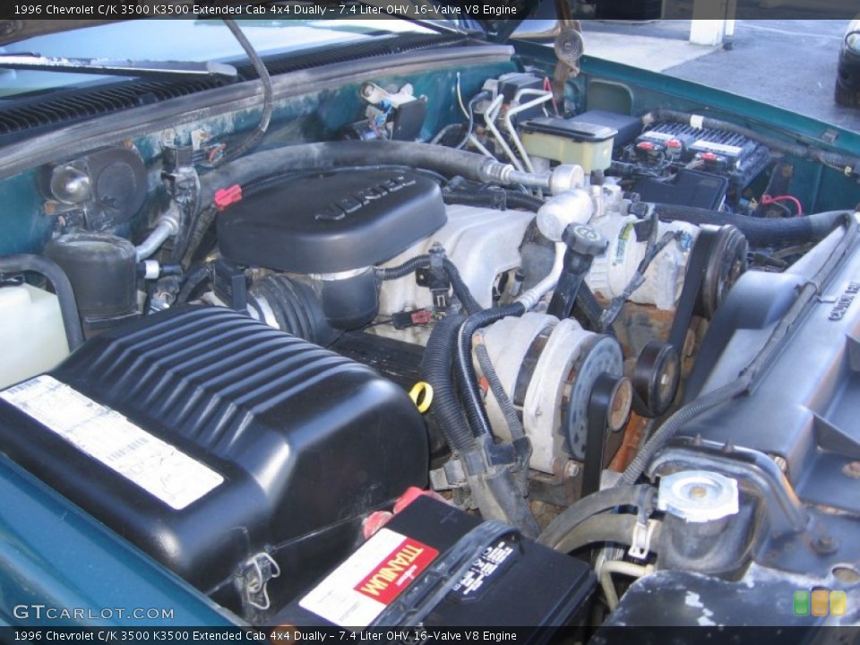 7.4 Liter OHV 16-Valve V8 Engine for the 1996 Chevrolet C/K 3500 #72303304