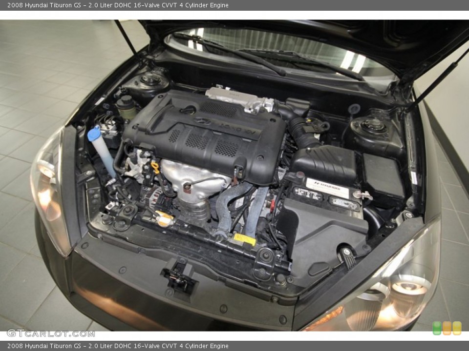 2.0 Liter DOHC 16-Valve CVVT 4 Cylinder Engine for the 2008 Hyundai Tiburon #72310168