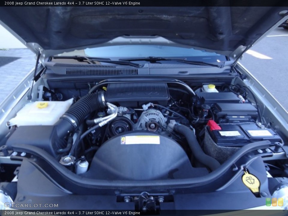 3.7 Liter SOHC 12-Valve V6 Engine for the 2008 Jeep Grand Cherokee #72323293