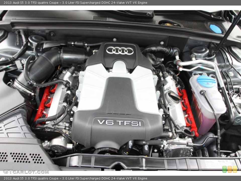3.0 Liter FSI Supercharged DOHC 24-Valve VVT V6 Engine for the 2013 Audi S5 #72336701