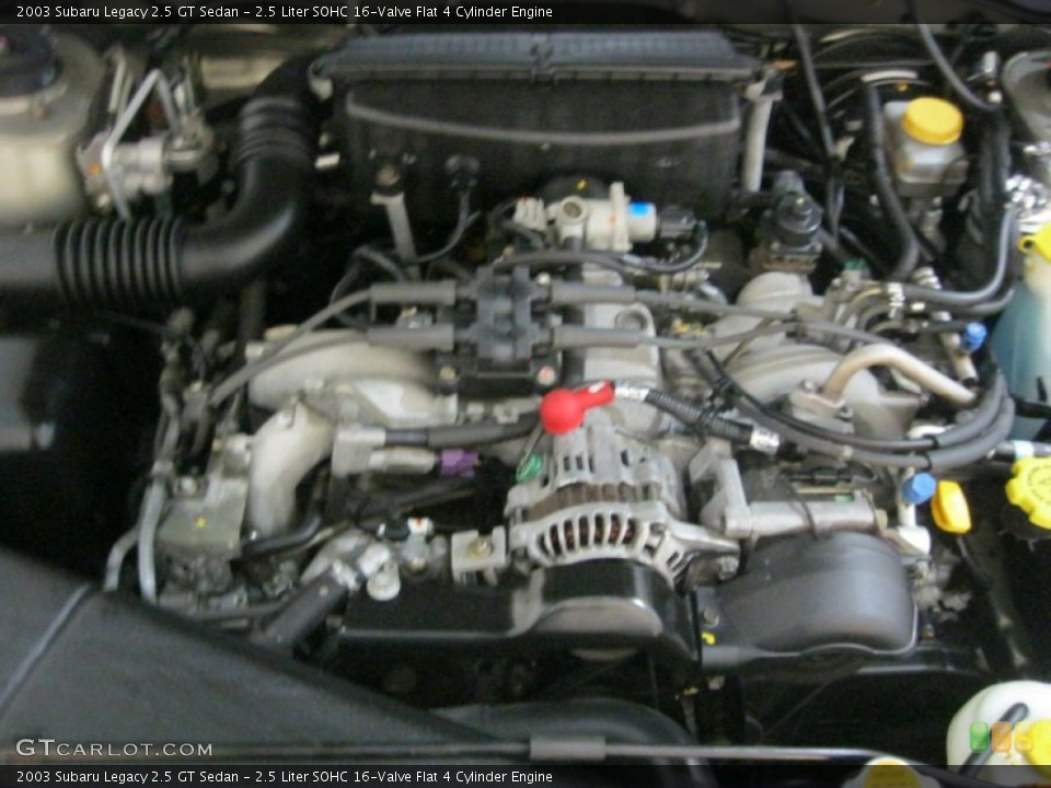 2.5 Liter SOHC 16-Valve Flat 4 Cylinder Engine for the 2003 Subaru Legacy #72340862