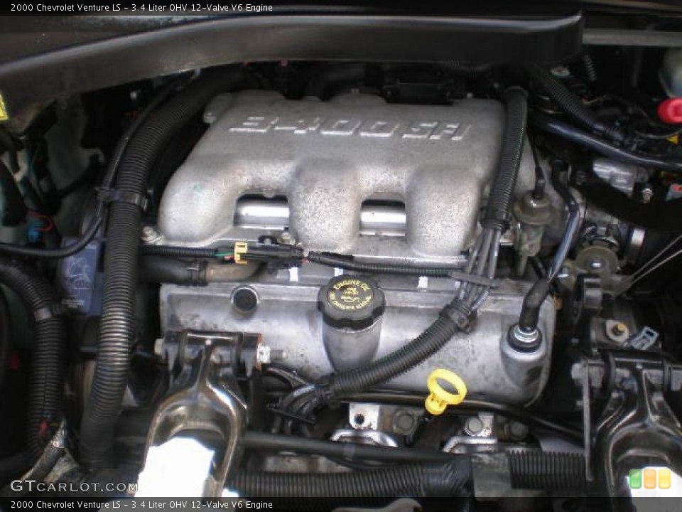 3.4 Liter OHV 12-Valve V6 Engine for the 2000 Chevrolet Venture #72348618