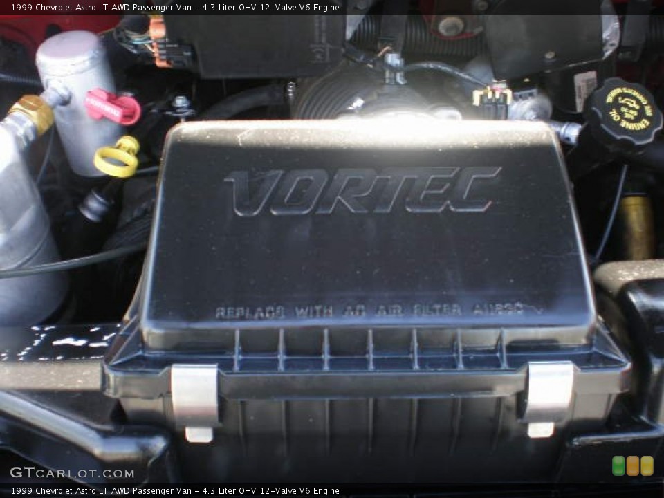 4.3 Liter OHV 12-Valve V6 Engine for the 1999 Chevrolet Astro #72349380