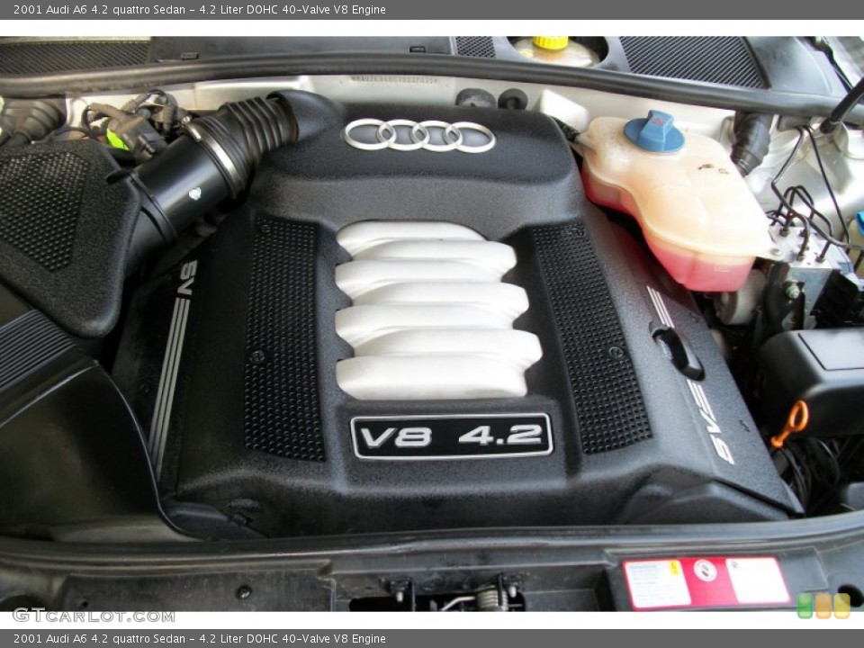 4.2 Liter DOHC 40-Valve V8 2001 Audi A6 Engine